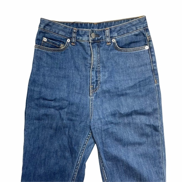 BLK DNM Spring Blue High Waisted Denim Jeans 26 - Picture 3 of 7